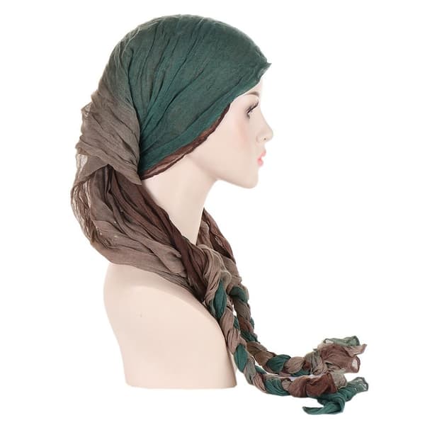 Turban Hat Tørklæde SORT black