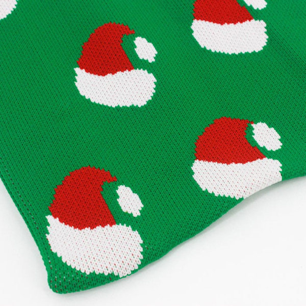 Stickad handväska Knot handledsväska GRÖN green