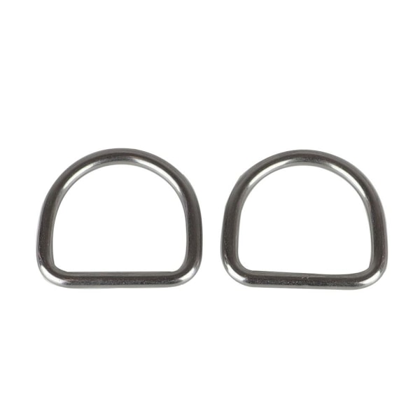 15stk D Ring Halvrund Metallring 4X40X37MM 4x40x37mm