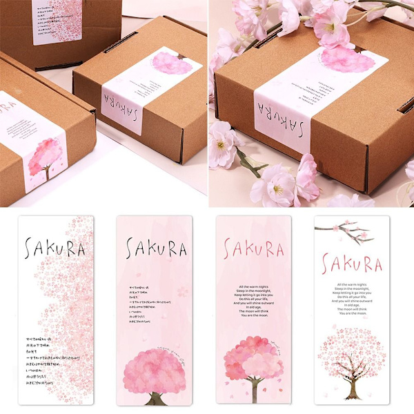 50 kpl Sakura-tervehdystarrat 3 3 3