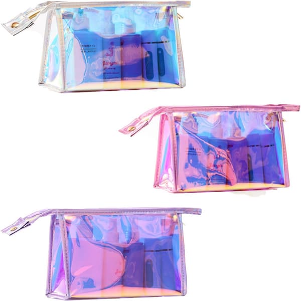 Matkailutuotelaukut Beauty Organizer Pussi SILVER EDGING Silver edging