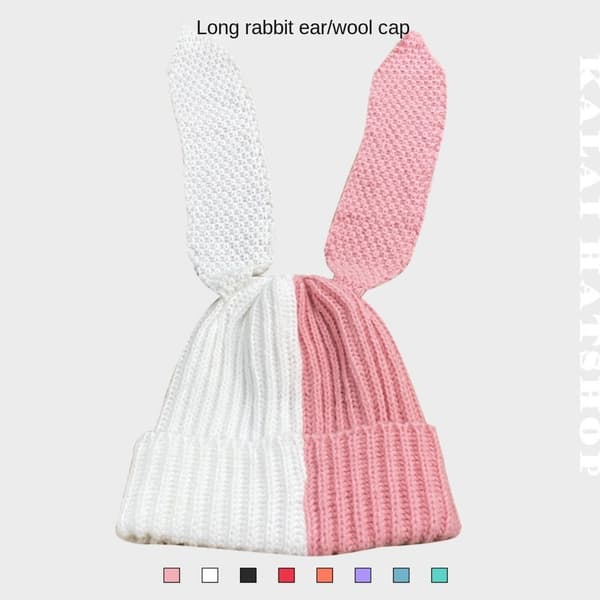 Stickad ullmössa Warm Tide Hat VIT OCH BLÅ VIT OCH BLÅ White and Blue