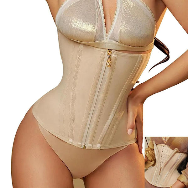 Body Shaper Tank Top Magekontroll Midje Shaper BEIGE M Beige M