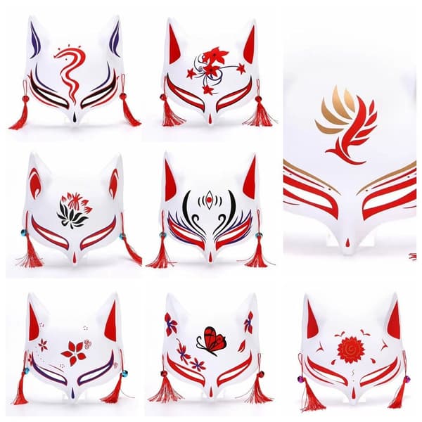 Foxes Mask Masquerade Mask TYPE G TYPE G Type G