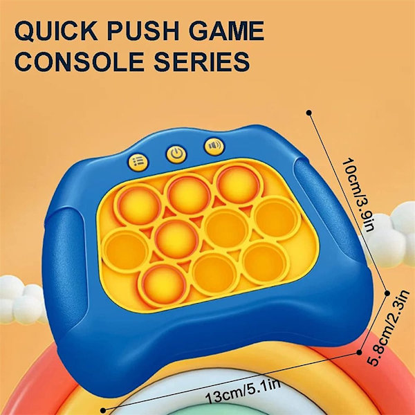Sensory Fidget Toys for Kids Game Controller Bubble Sky Blue