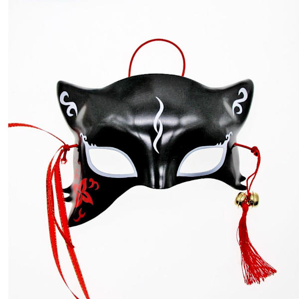 Cosplay Masker Anime Face Cover SORT black
