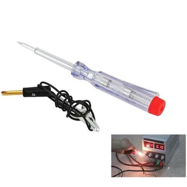 Elektrisk spændingstester Pen Bilkredsløbsledning Probe Pen SORT Black
