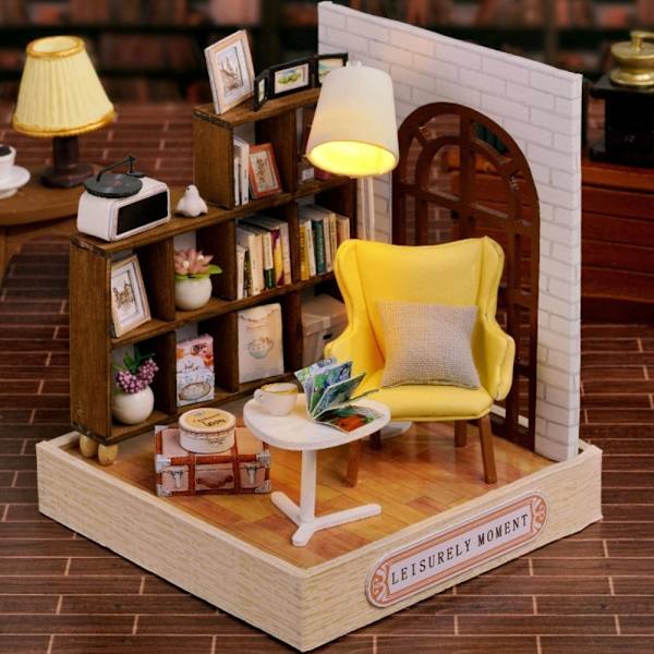 Miniatyr Dockskåpskit Dockhus 2 2 2