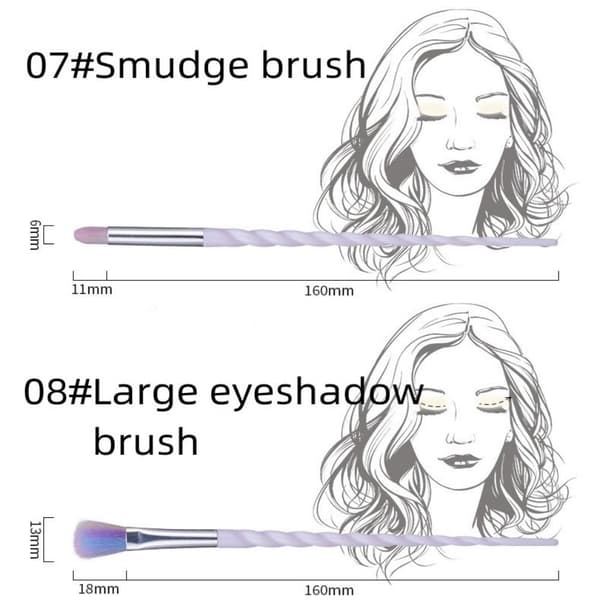 10 st Makeup Brushes Brush Kit Brush Set