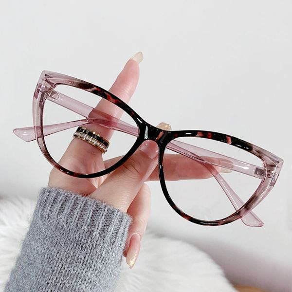Anti-Blue Light Briller Runde Briller PINK PINK Pink