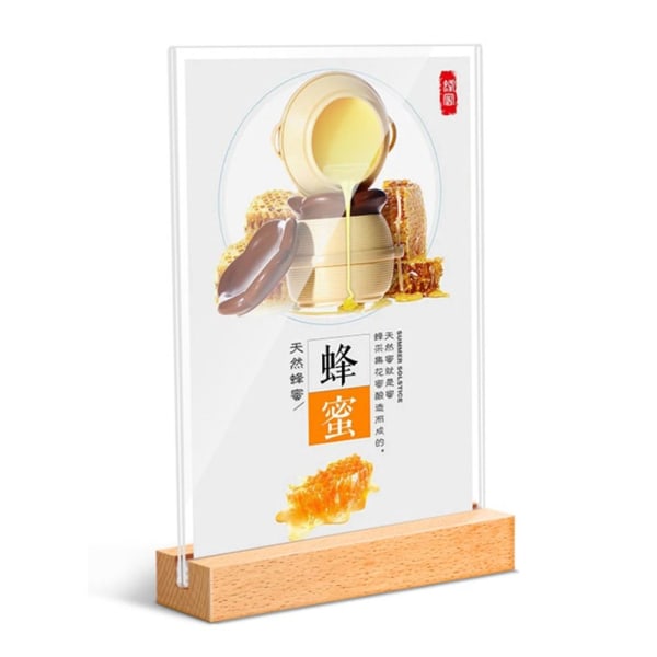 Bordplade-skiltholder Menu Display Stand 01-A4 01-A4 01-A4