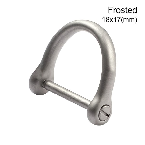 Spænder Hestesko Spænder 18X17MMFROSTET FROSTET 18x17mmFrosted