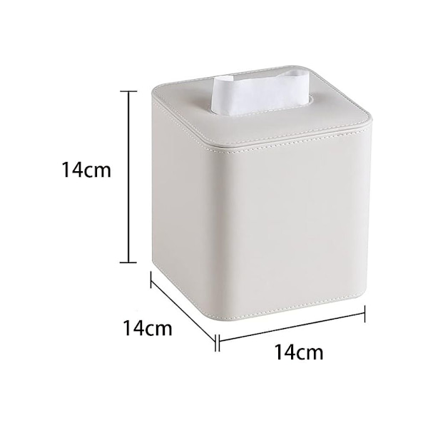 1 Stk Tissue Holder Tissue Box Cover Servietetui White 1 Pcs-1 Pcs