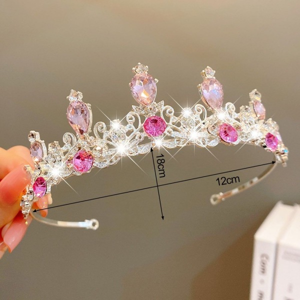 Princess Crown Tiaras pannebånd STIL 1 STIL 1 Style 1