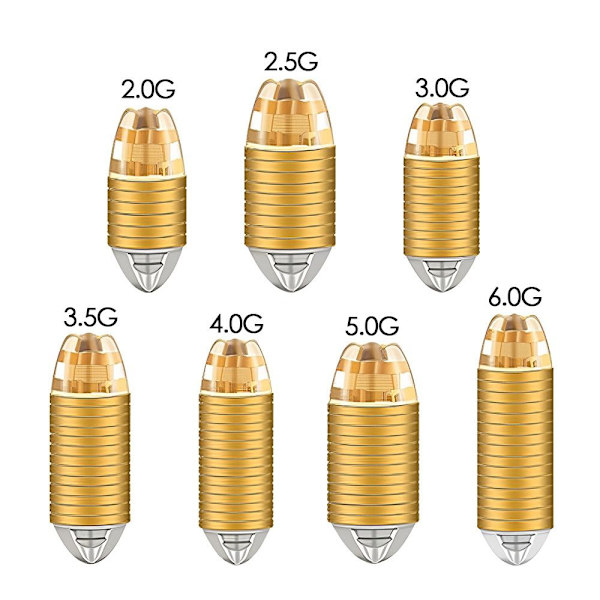 3stk Blysynke Fiskebly Fall 4,0G 4,0G 4.0g