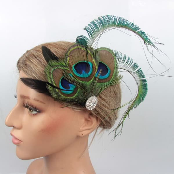 Feather Clip Bride -pääpanta