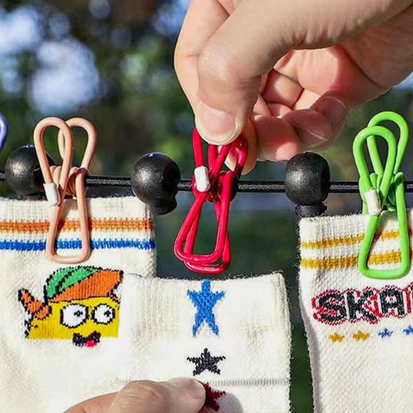 Bärbar reseklädstreck Kläder Torkrep Camping