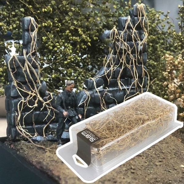 1 Box Miniatyr vissna rotting Simulering Träd Vines rötter 2 2 2
