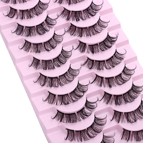 10 Par Cluster Lashes Russian Strip Lashes D02 D02 D02
