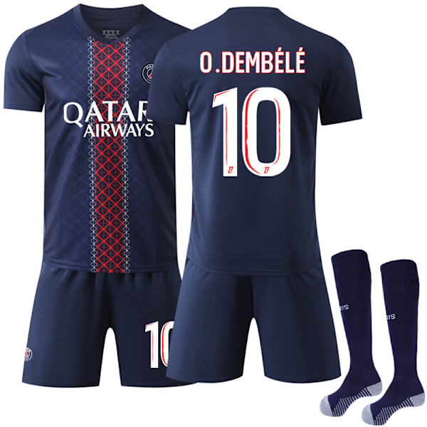 2025-2026 Paris Saint Germain Barn Hemmatröja Nr 10 Ousmane Dembélé 20
