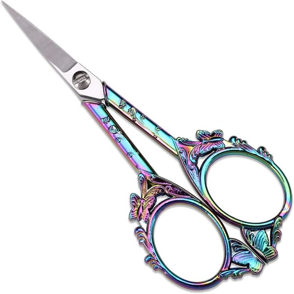 Kirjonta Sakset Butterfly Design DIY