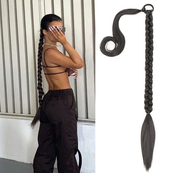 Long Braided Ponytail Extension Mawei 9 9 9