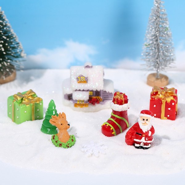 5 STK Julepynt Miniaturer Ornamenter C C C