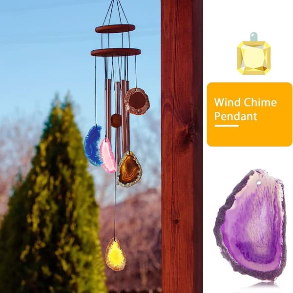 Agate Stone Agate anheng polerte steiner