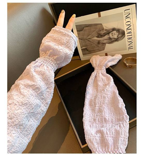 Armærmer Ice Silke Sleeve HVID White