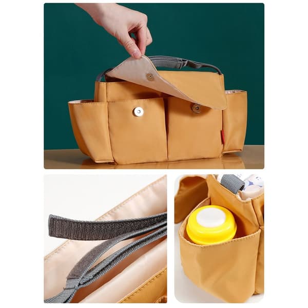 Barnevogn Bag Stor Kapasitet GRÅ Gray