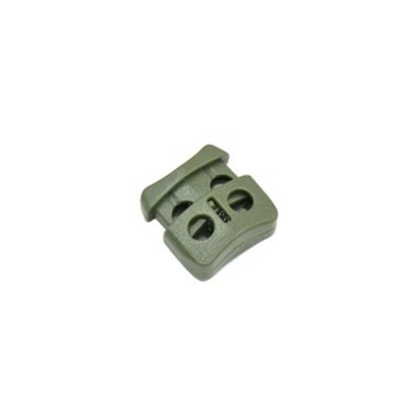 4 stk Fjedersnor Låse Toggle Stopper ARMY GREEN Army Green
