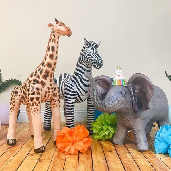 Simuleringsdyr Oppblåsbar ballongmodell ELEPHANT ELEPHANT