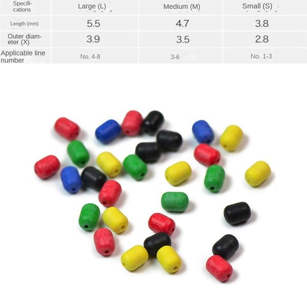 Kiertymätön karppikalastuspapu Float Stopper Line Bean M M M
