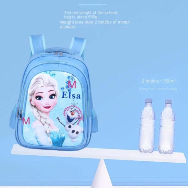 Prinsesse Sofia børne tegnefilm skoletaske rygsæk Blue M