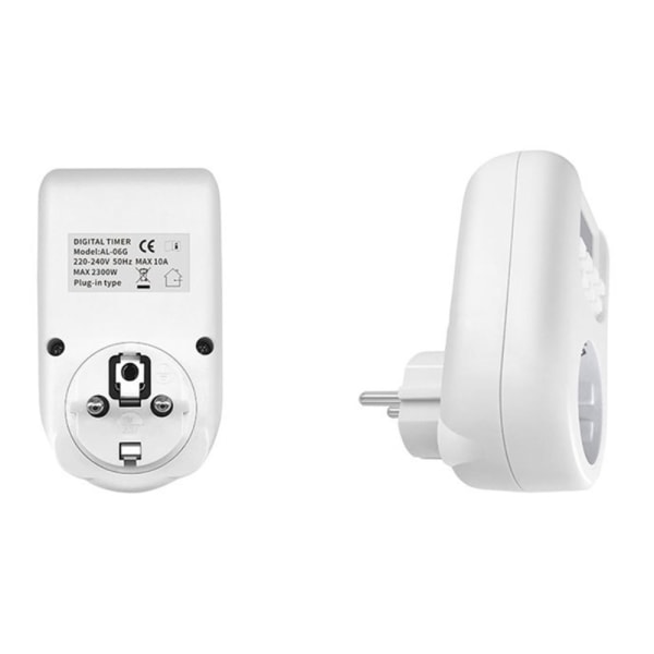 EU Plugg Timer Switch Programmerbar EU Plug