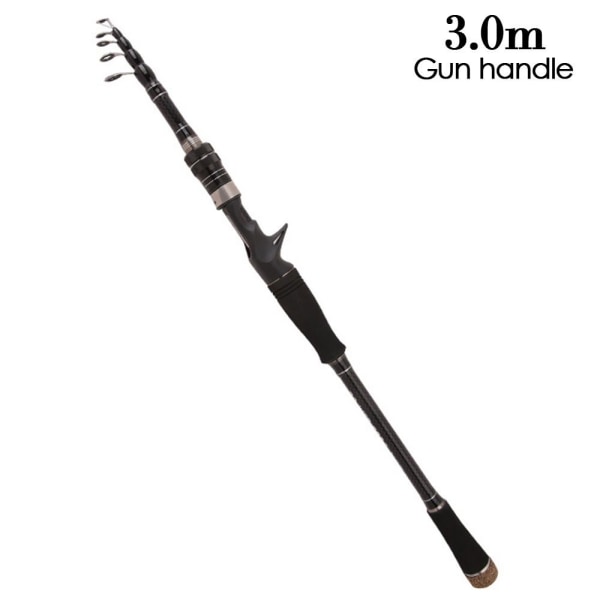Teleskopisk fiskestang Pen Pole 3.0MGUN HANDLE PUN HÅNDTAK 3.0mGun handle