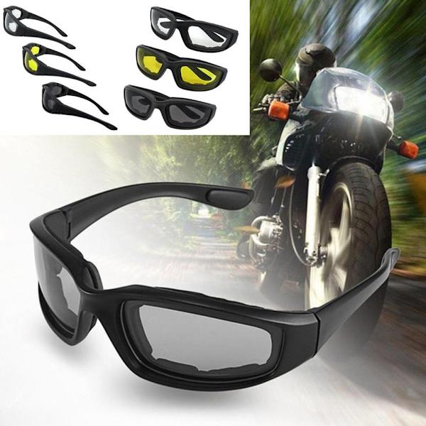 Motorcykelglasögon Scooter Solglasögon Skyddsglas TRANSPARENT transparent