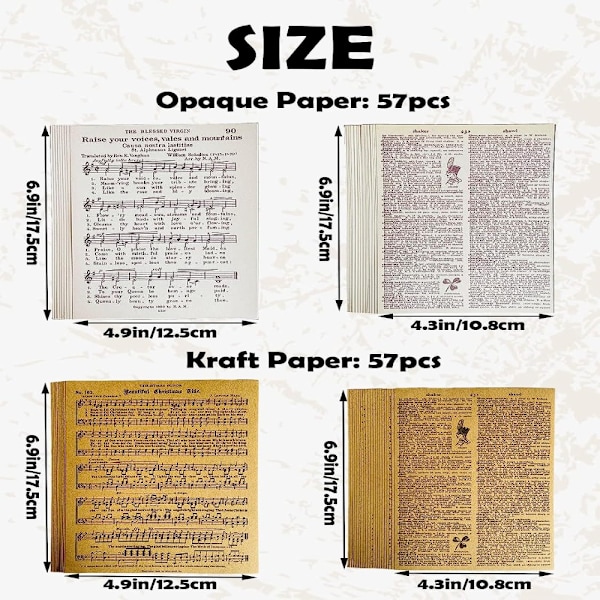 Vintage Paper Set Paper SET set