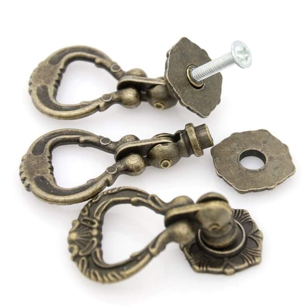 4 Stk Skuffe Træk Ring Pendel Ring Håndtag Garderobe Træk