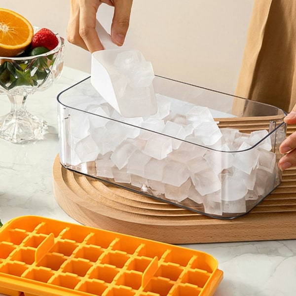 Ice Cube-bricka Ice Cube Maker Mould GRÖN 32 GRIDS 32 GRIDS Green 32 Grids-32 Grids