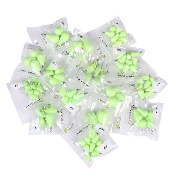 Lysande fiskeblysänkor Fiskeviktsänkare 29G-5ST 29g-5pcs