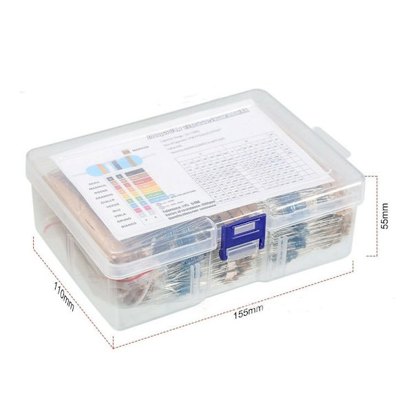 2600st Resistor Kit Resistor Sortiment Kit Metallfilm