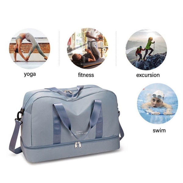 Rejsetaske til kvinder - Weekender Carry-on Bag GRØN Green