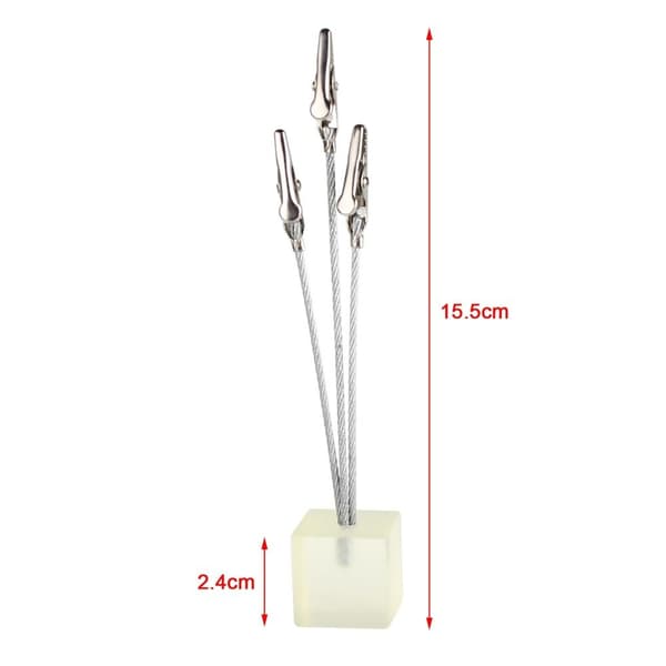 2 STK Kort Note Holder Memo Clips STYLE 2 STYLE 2 Style 2