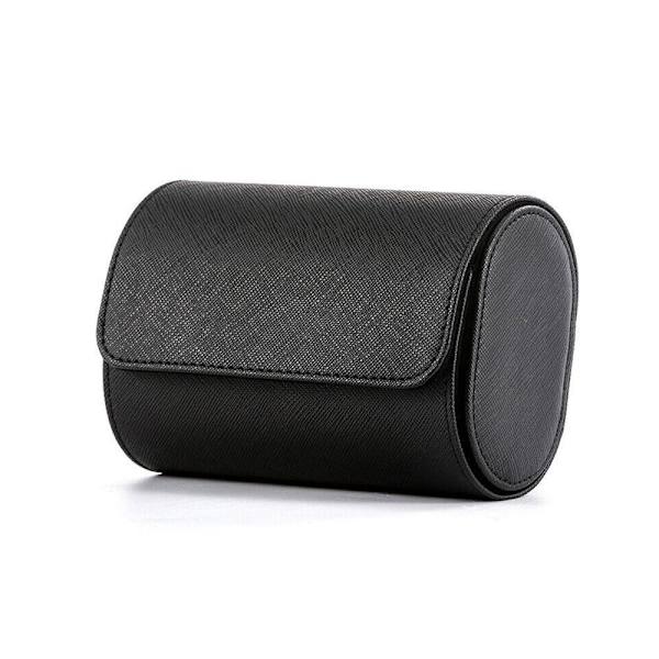 Klokke Oppbevaringsboks Klokkerulle Utstillingsboks SVART 2 SLOT 2 SLOT Black 2 Slot-2 Slot