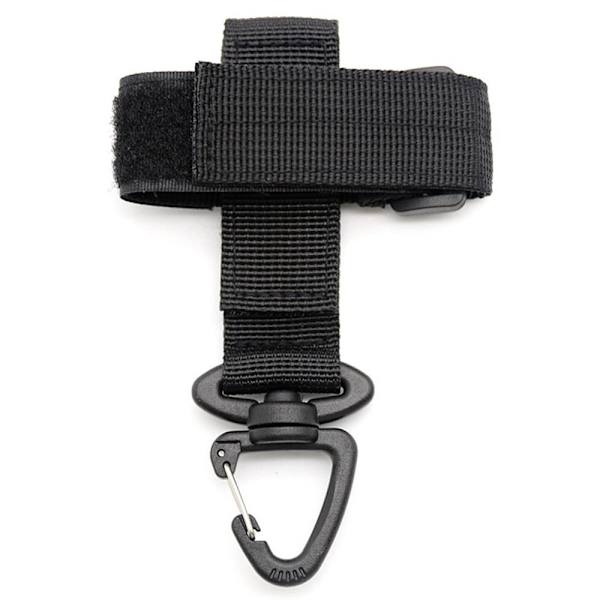 1/2 stk Tactical Carabiner Bælte D-Ring Karabinhage SORT 1 STK. Black 1pcStyle 2-Style 2