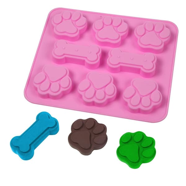 Hundfotavtryck Form Cat Paw Form BLÅ blue