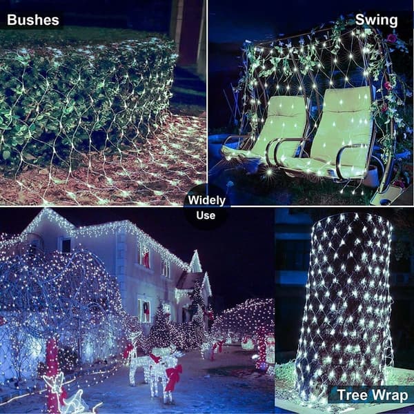 Solar Power LED String LED Solar Net Mesh WHITE 3MX2M 204LED white 3Mx2M 204LED
