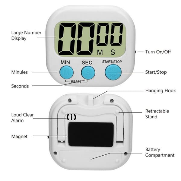 1st Kökstimer Digital Timer BLÅ Blue
