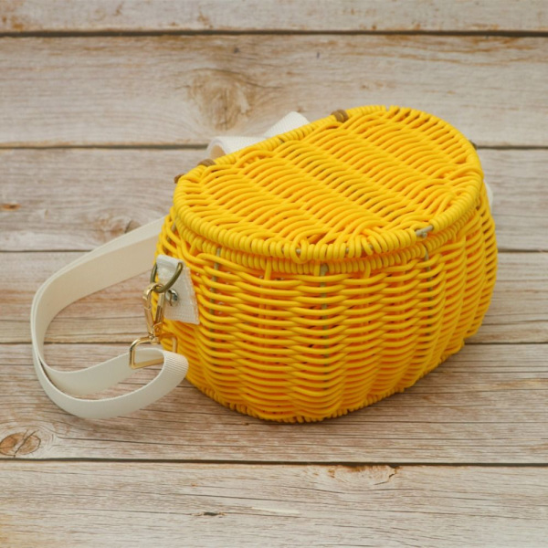 Barnesykkelkurv Rattankurv 5 5 5